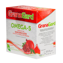 Cargar imagen en el visor de la galería, GRANAGARD OMEGA-5  CAJA CON FRASCO CON 60 CAPS.
