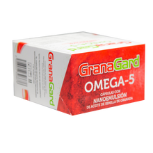 Cargar imagen en el visor de la galería, GRANAGARD OMEGA-5  CAJA CON FRASCO CON 60 CAPS.
