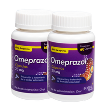 Cargar imagen en el visor de la galería, OMEPRAZOL 20MG 60 CAP DUO PACK
